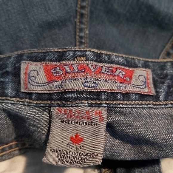 📣2/40$📣 Vintage SILVER men's jeans made in Canada Size 34 - Picture 8 of 12